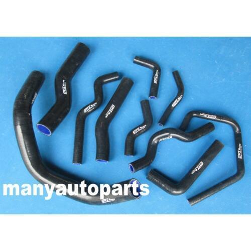 Silicone Radiator Hose Kit For NISSAN SILVIA 200SX 240SX S13 S14 S15 SR20DET BLACK