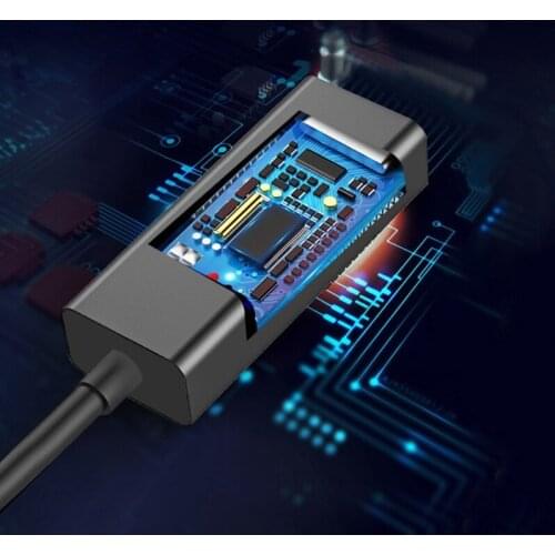 USB C Hub USB 3.0 Type-C to 100M Ethernet RJ45 Port Network Transfer Free Drive Dropshipping