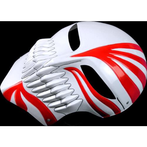 Hot Cartoon Death Ichigo Kurosaki Bleach Mask Christmas Dance Masquerade Party Cosplay Halloween Cool Mask Gift Men Boy Toy