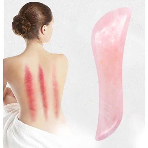 Stone-Premium Jade Guasha Massage Tool for Face Relaxing and Relieve Fine Lines Wrinkles Facial Beauty for Slimming Firming