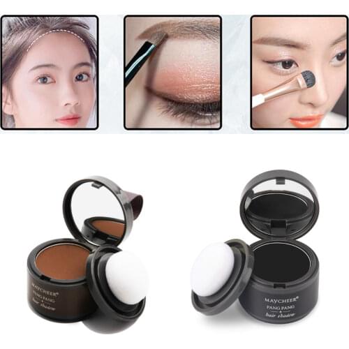 Magical Fluffy Thin Hair Powder Hair Line Shadow Makeup Hair Concealer Root Cover Up Instant Gray Coverage Unisex Instantly 4g