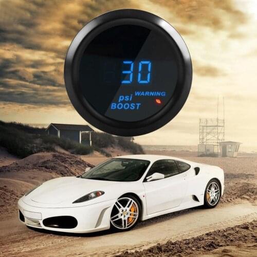2 Inch 52mm 12V Multifunctional Vacuum LED PSI Boost Gauge Car Vehicle Accessories