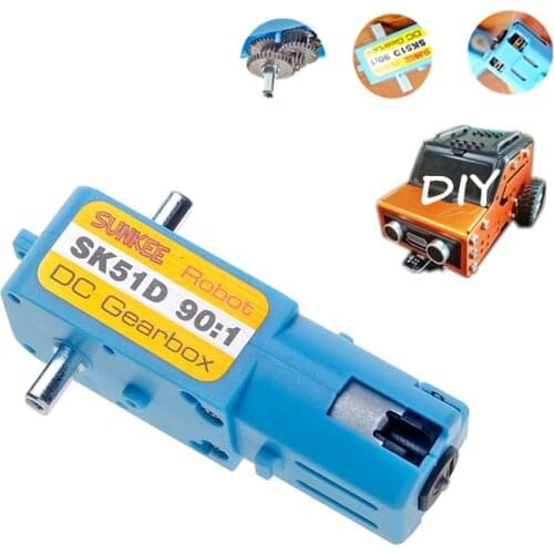 TT DC Gear Motor 1:90 Single/Double Shaft ALL-Metal Gear CW/CCW DIY Smart Racing Robot Motor