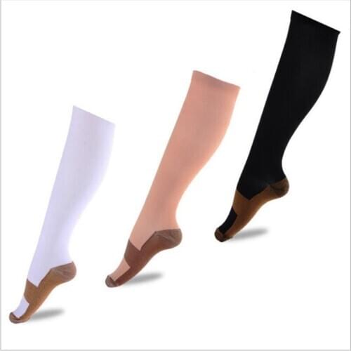 New Unisex Compression Socks Printed Cotton Sport Socks Pain Relief Best For Running Athletic Medical Pregnancy Travel