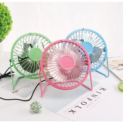 ELOOLE Portable DC 5V Fan Small Desk USB Cooler Cooling Fan USB Mini Fans Operation Super Mute Silent for PC / Laptop / Notebook