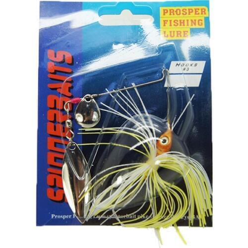 Factory Price 5pcs Fishing Lure 13.5g Mixed 10 Color Spinner Bait Metal Lure Fit for Ocean Boat/Rock/Beach Fishing