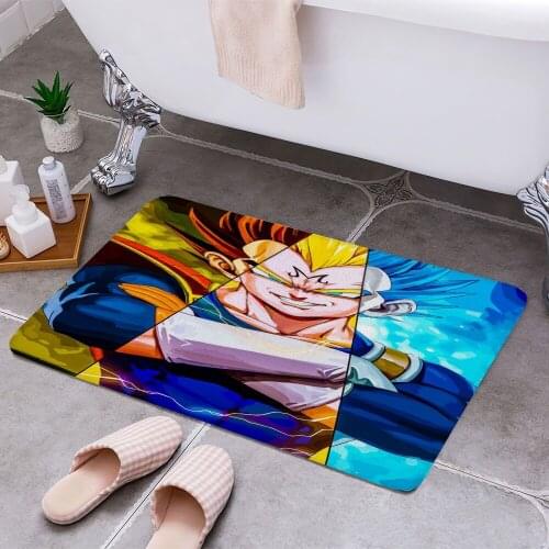 Vegeta 3D Print Doormats Rectangle Non-Slip DoorMat Bedroom Kitchen Entrance Print Door rugs Dropshipping