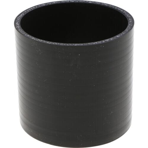 Silicone High Temperature 4-Ply Reinforced Straight Coupler Hose, 0.3Mpa to 0.9Mpa Working Pressure, 3 inch Length, 3.5 inch ID