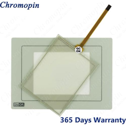 ETOP03-0050 Touch Screen Panel Glass Digitizer for UniOP eTOP03 eTOP03-0050 Touchscreen with Front Overlay Protective Film
