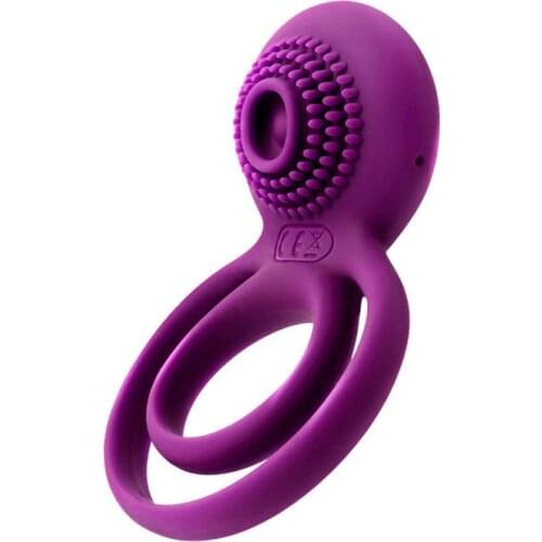 Strong Vibration Concave and Convex Feeling Super Soft Silicone Vibrating Ring Sex Toys for Couples lover Adult Sex Products