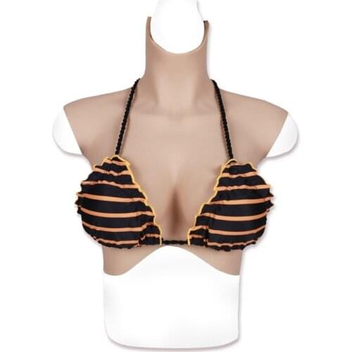 Upgrade 7 Generation C/D/E Cup Silicone Breast Forms Realistic Huge Fake Boobs For Crossdresser Drag Queen Transgender