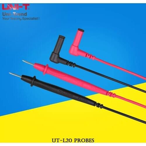 UNI-T UT-L20 Probes; universal test lead sheathed cross plug / suitable for most multimeters