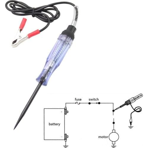 Universal Auto Car Truck Motorcycle Circuit Voltage DC Automotive Shipping 6V-24V Tester Tester Test Pen Free Electrical J2Q5