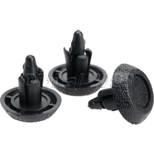 Yetaha 50pcs 7mm Hole Auto Fasteners Auto Car Water Tank Rivets Guard Retainer for Toyota Camry Highlander Carola Prado Reiz