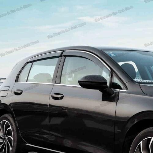 Car Window Rain Shade Shiled Visor Trims Cover Styling for Cadillac Ct4 2020 2021 2022 Accessories Auto styling guard exterior