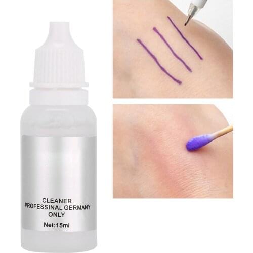 Tattoo Mark Removal Liquid Professional Tattoo Print Marking Site Wipe Lotion Cleaning Cream For Eyebrow Lip Body Tattoo Supplie