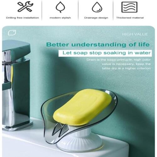 1pc Creative Soap Holder Shaped Soap Dish For Bathroom Soap Quick Drain Kitchen Cleaning Ball Drain Storage Box Household Tools