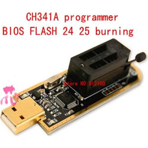 10PCS/LOT CH341A 24 25 Series BIOS USB Programmer with Software & Driver