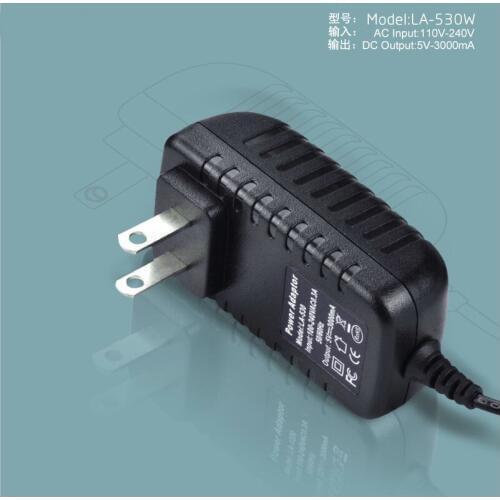 100pcs high quality 5v 3a Dc 5.5mm Ac/dc Power Adapter US Plug Supply Charger 5v3a For Tv Box Mxq Other The Free Shipping