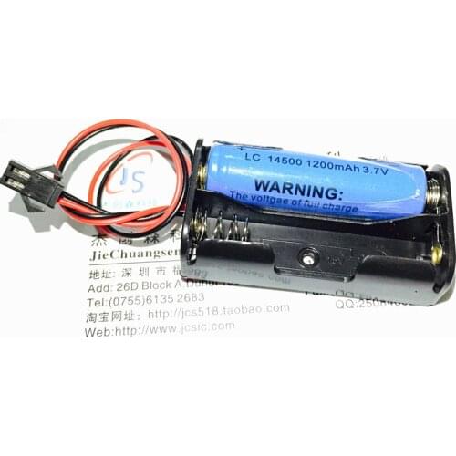 10X 3V 2AA battery 7.4V holder with SM connector Battery box case plug 14500 lithium battery holder 7.4V SM-2P Without batteries