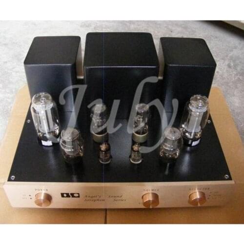 16W+16W 6P3P+EL156 single-ended class A tube amplifier, 100K, 0-4-8Ω power amplifier, manual scaffold welding