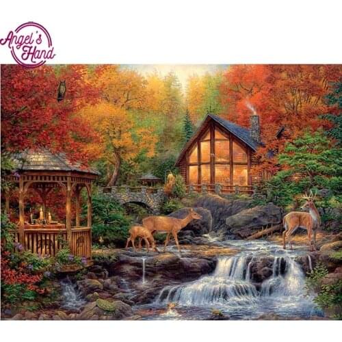 Full Drill Square Diamond 5D DIY Diamond Painting" animals in forest"Diamond Embroidery Cross Stitch Rhinestone Mosaic Painting