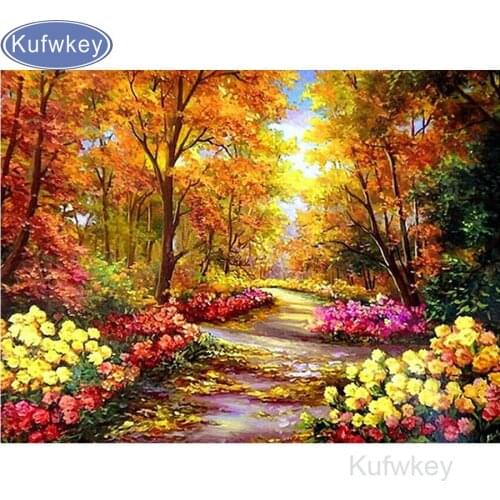 5D Diy Diamond Painting autumn landscapes,Stitch Cross,full Diamond Embroidery mazayka Diamond Mosaic Stickers Home Decoration