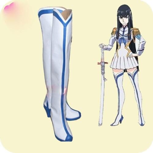 Kill LA Kill Kiryuuin Satsuki Anime Characters Shoe Cosplay Shoes Boots Party Costume Prop