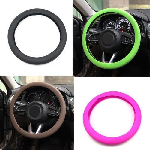 Car Soft Silicon Steering Wheel Cover For Lifan all Model X60 CEBRIUM 320 330 520 620 720 820