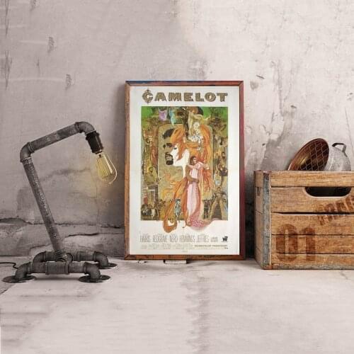 Camelot 1967 French Moyenne Movie Poster Classic Vintage Retro Canvas Print Art Poster Wall Painting Home Decoration