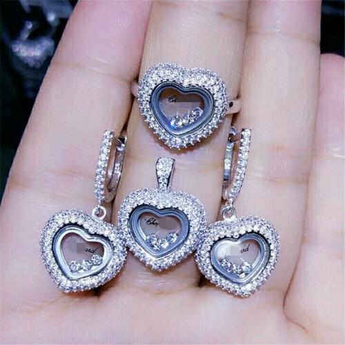 Cp96 Luxury Designer Fashion 925 Sterling Silver shinning European style Jewelry leaves shaped daa