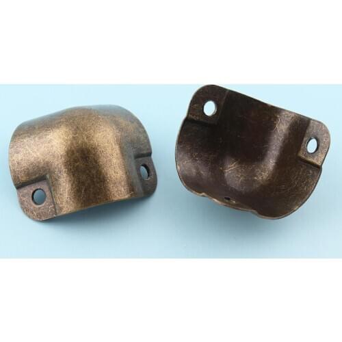 Decorative case Corner Protector Embossed Metal Box Corners Protector Tips Bronze Decorative Corners Bracket