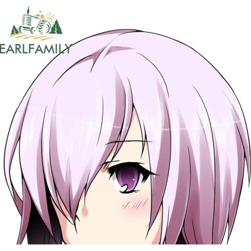 EARLFAMILY 13cm x 7.5cm for Fate Grand Order Mash Kyrielight Car Stickers Cartoon Vinyl Decals Creative Motorcycle Decor