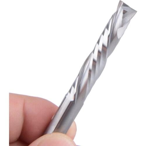 1Pcs 8x42MM AAA Up Down Cut- 2 Spiral Flute Carbide Mill,CNC Milling Cutter,Woodworking Cutting Tools Router Bit