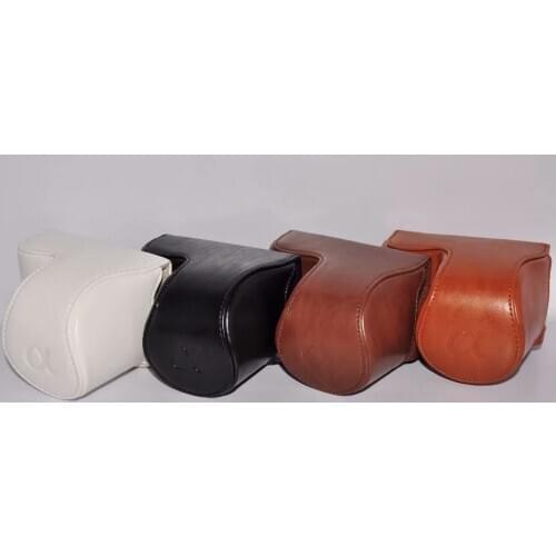 High Quality Leather Camera Bag Case For Sony A5000 A5100 NEX-3N NEX-3NL 16-50mm lens Camera Bag Case