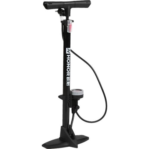 Pomp Bike Floor Pump With Gauge Presta Schrader Valve Adapter 160Psi Foot Bicycle Pump Air Inflator Tire Pump Road MTB Bike Pump
