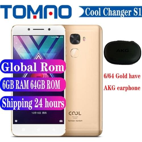 Coolpad /LeEco Cool Changer S1 6G 64G Original Mobile Phone 4G LTE Snapdragon 821 Quad Core 5.5" 1920x1080P Rear16.0MP