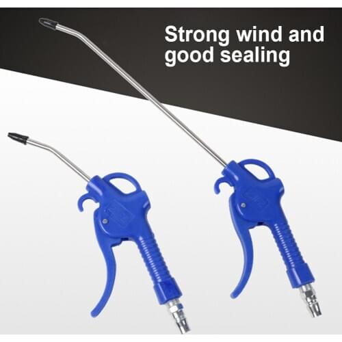 Blue Plastic Handheld Pneumatic Air Blower Dust Remover Powerful Air Compressor Air Pump Equipment Cleaning Hardware Tool