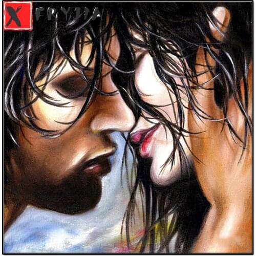 Full Square round diamond Full Display 5D DIY Diamond Painting couple Kiss 3D Embroidery Cross Stitch Mosaic Puzzle Home Decor