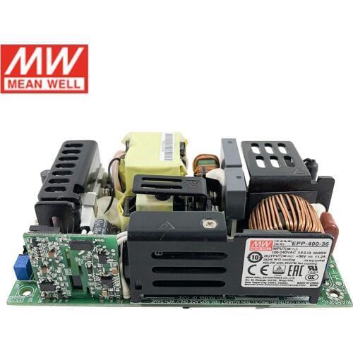 MEAN WELL EPP-400-36 400W 36V Industrial Open Frame Power Supply 110V/220VAC to 36V DC 11.2A green PCB power unit PSU with PFC