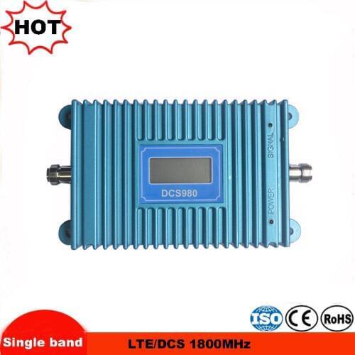 LCD Display GSM DCS Repeater FDD Mobile Phone Booster 4G 1800mhz Repetidor Cellular signal booster amplifier