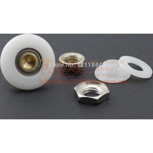 8pcs old Shower Door roller The old shower room glass accessories pulley eccentric wheel