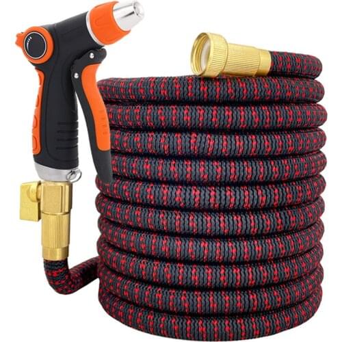 The New Garden Watering Hose Magical Telescopic Rubber Hose 3/4 Light Wear-Resistant Car Wash Hose Sprayer For Garden Watering