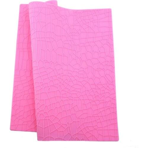 DIY Sugar Silicone Mould Lace Bags Mold for Crocodile Leather Sugar Bags Cake Impression Lace Mat Baking Tools 45*35CM