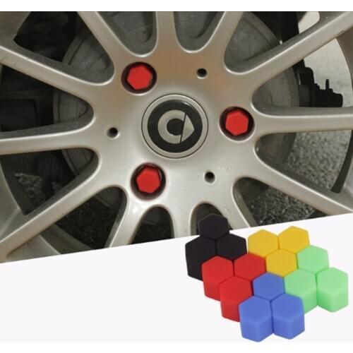 Car Styling 20pcs Silica Caps Hub Screw Protector for SEAT Ibiza Leon Toledo Arosa Alhambra Exeo Supercopa Mii Altea Cordoba