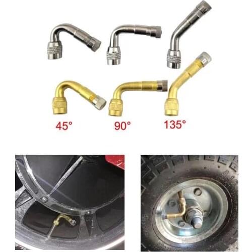 Tire inflation 45/90/135 degree angle American valve extension tube, suitable for car, truck, motorcycle, bicycle accessories