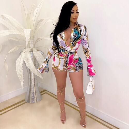 UETEEY Women's Jumpsuits With Print