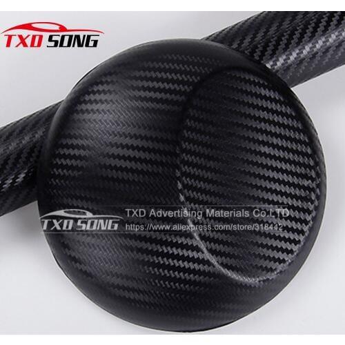 10/20/30/40/50/60cmX152cm/lot Premium 3D Carbon Fiber Vinyl 3D Carbon fiber Sticker for car body decoration by free shipping