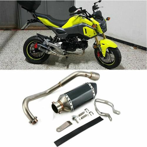 Exhaust Pipe Exhaust Baffle For HONDA Grom125 MSX125 Exhaust System Side Pipe End Low Mount For HONDA Grom 125 MSX 125 2013-2018