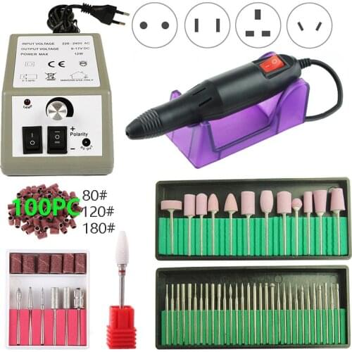 20000RPM Electric Nail Drill Machine Manicure Drill Machine Pedicure Drill Salon Nail Drill Kit Professional Nail Drill Machine